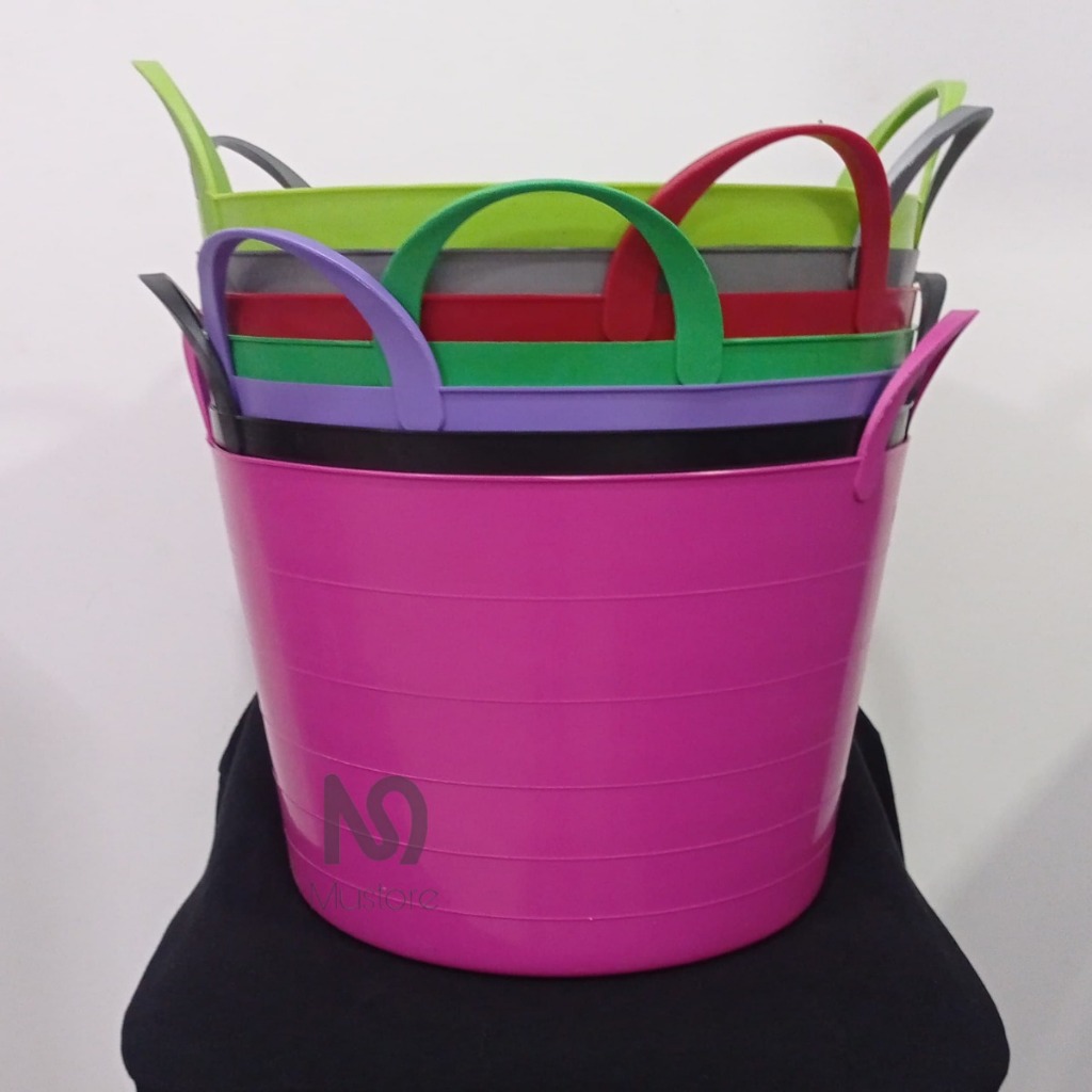Balde Cesto Flexível De 15 Litros Com Alças Multiuso em Oferta na Shopee