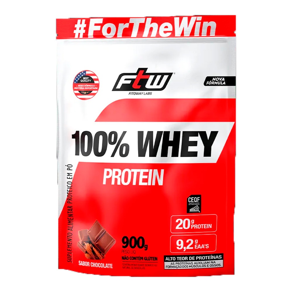 100% Whey Concentrado 900g Refil - Ftw