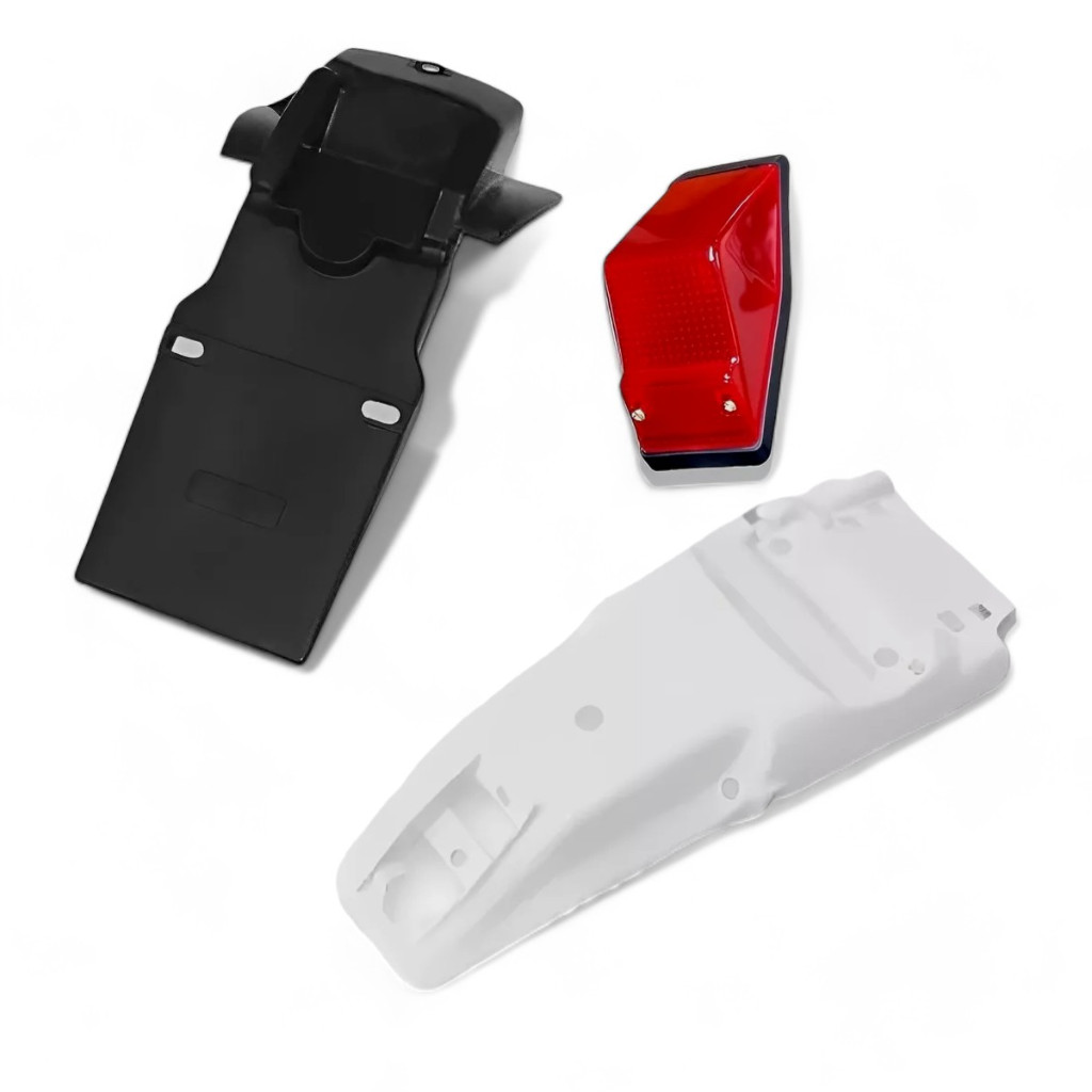 Suporte Placa Paralama Traseiro Xlr 125 Xr 200  + Lanterna Kit Carenagem Paramotos