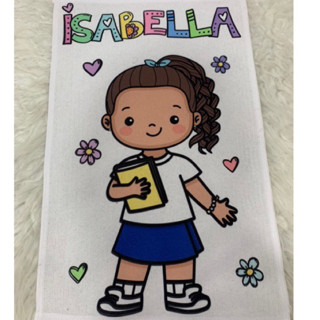 TOALHA PERSONALIZADA COM AVATAR E NOME em Oferta na Shopee