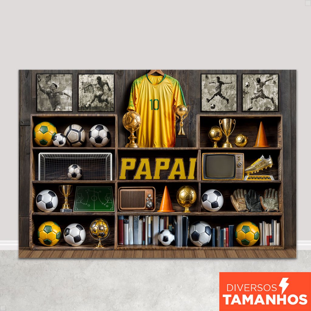 Fundo Fotográfico Dia dos Pais Campeão De Futebol Painel Cenário Em Tecido Sublimado - FPA-155 em Oferta na Shopee