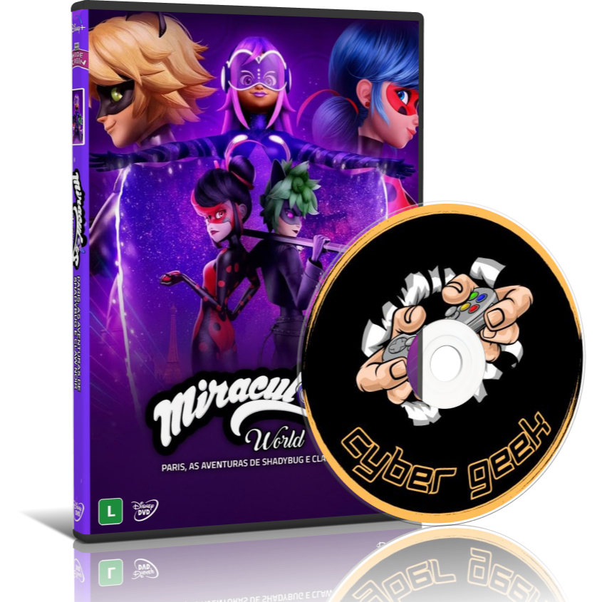 DESENHO - MIRACULOUS WORLD: PARIS, AS AVENTURAS DE SHADYBUG E CLAW NOIR (DVD AUTORADO)