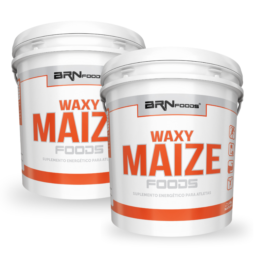 Kit 2x Hipercalórico Waxy Maize Foods 4kg - BRN FOODS