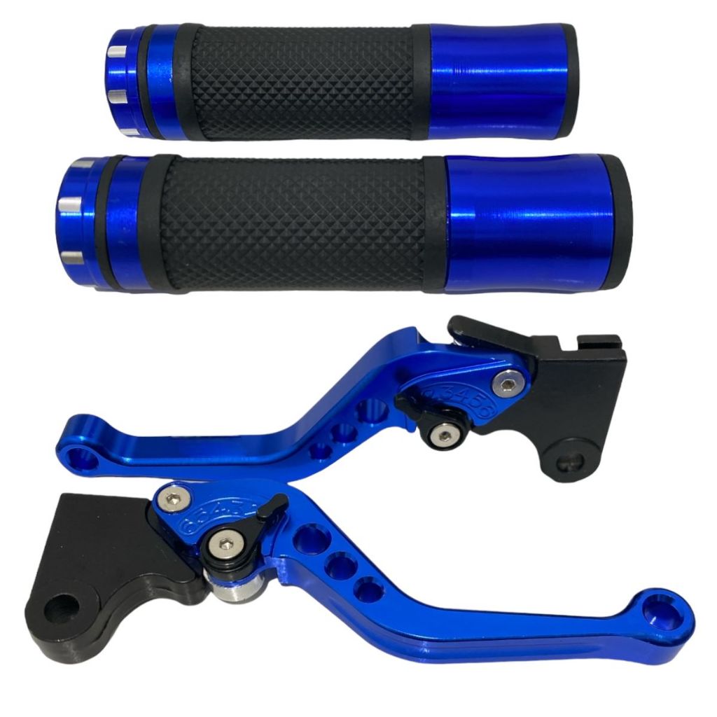 Kit Manopla Luva Manete Esportivo Cg Titan 125/150 Pop 100/110 Freio A Lona Tambor