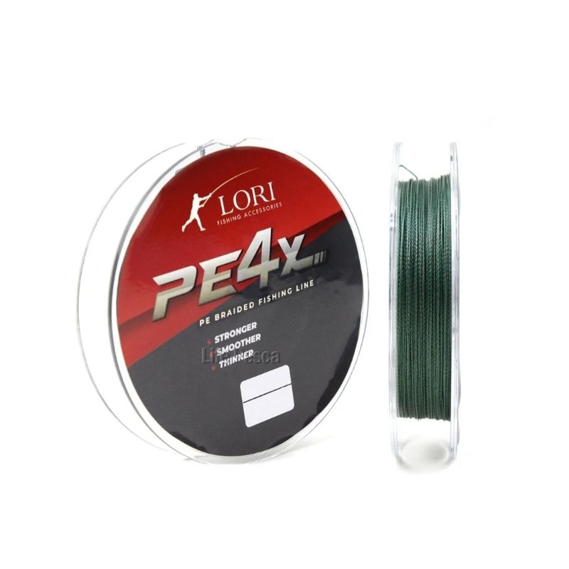 LINHA DE MULTIFILAMENTO LORI PE 4X 100M - VERDE 0.32MM