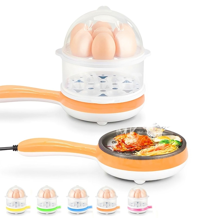 Frigideira Eletrica Antiaderente Cozedor De Ovos E Legumes -- cabe até 14 ovos 110V-220V em Oferta na Shopee