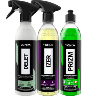 KIT DESCONTAMINANTE FERROSO IZER PRIZM DELET RESTAURADOR DE PNEUS E BORRACHAS VONIXX em Oferta na Shopee