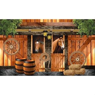 Painel Haras 2,20 x1,70 em tecido Sublimado em Oferta na Shopee