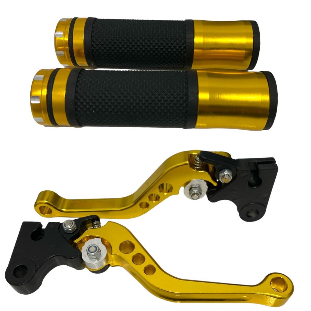 Kit Esportivo Manopla + Manete Cg Titan Fan 125/150/Start 160 Pop 100/110 Freio A Lona — imagem 2 de 2