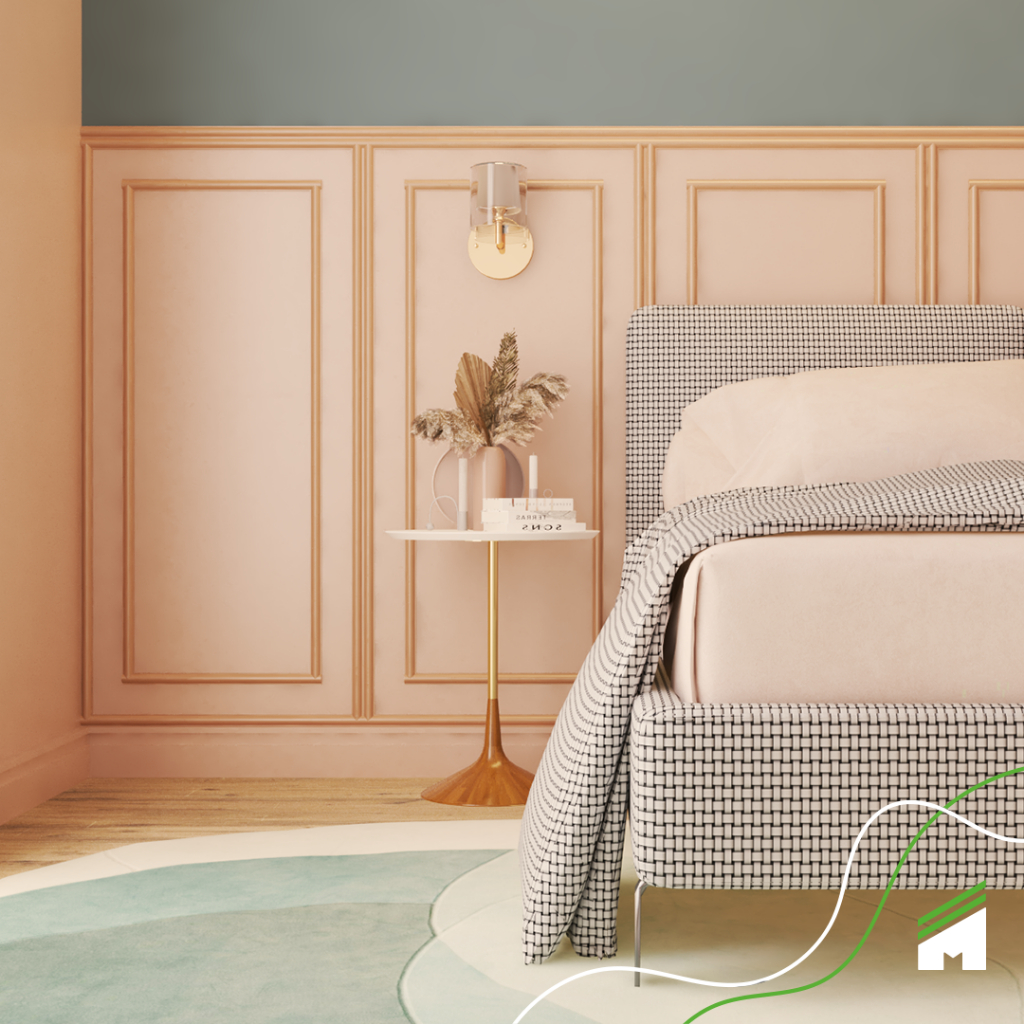 Boiserie Eva Flexível Autocolante RM61 Linha Play Creme 2,3cm | Envio FULL