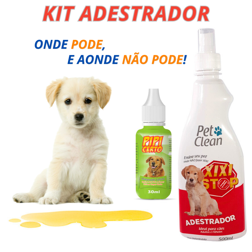 Kit adestramento educador sanitário para cães spray em Oferta na Shopee