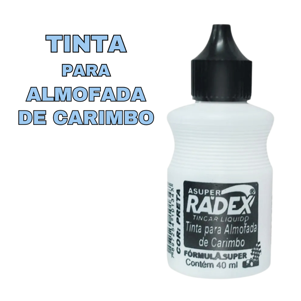 Tinta para Almofada de Carimbo Recarregável