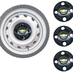 Jogo Calota Central GM ARO 14" e 15" CELTA CORSA PRISMA ONIX MONTANA