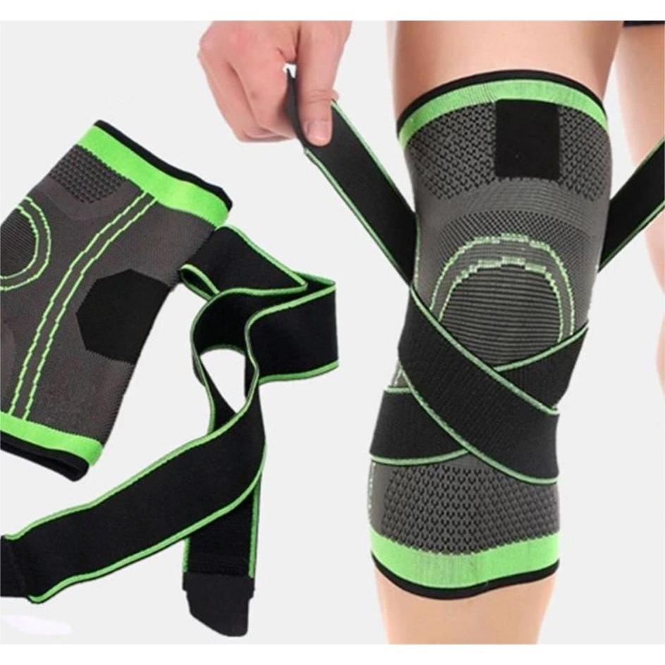 Joelheira Fitness Ajustável Esportiva Compressão Leve Corrida Bike Musculação Academia