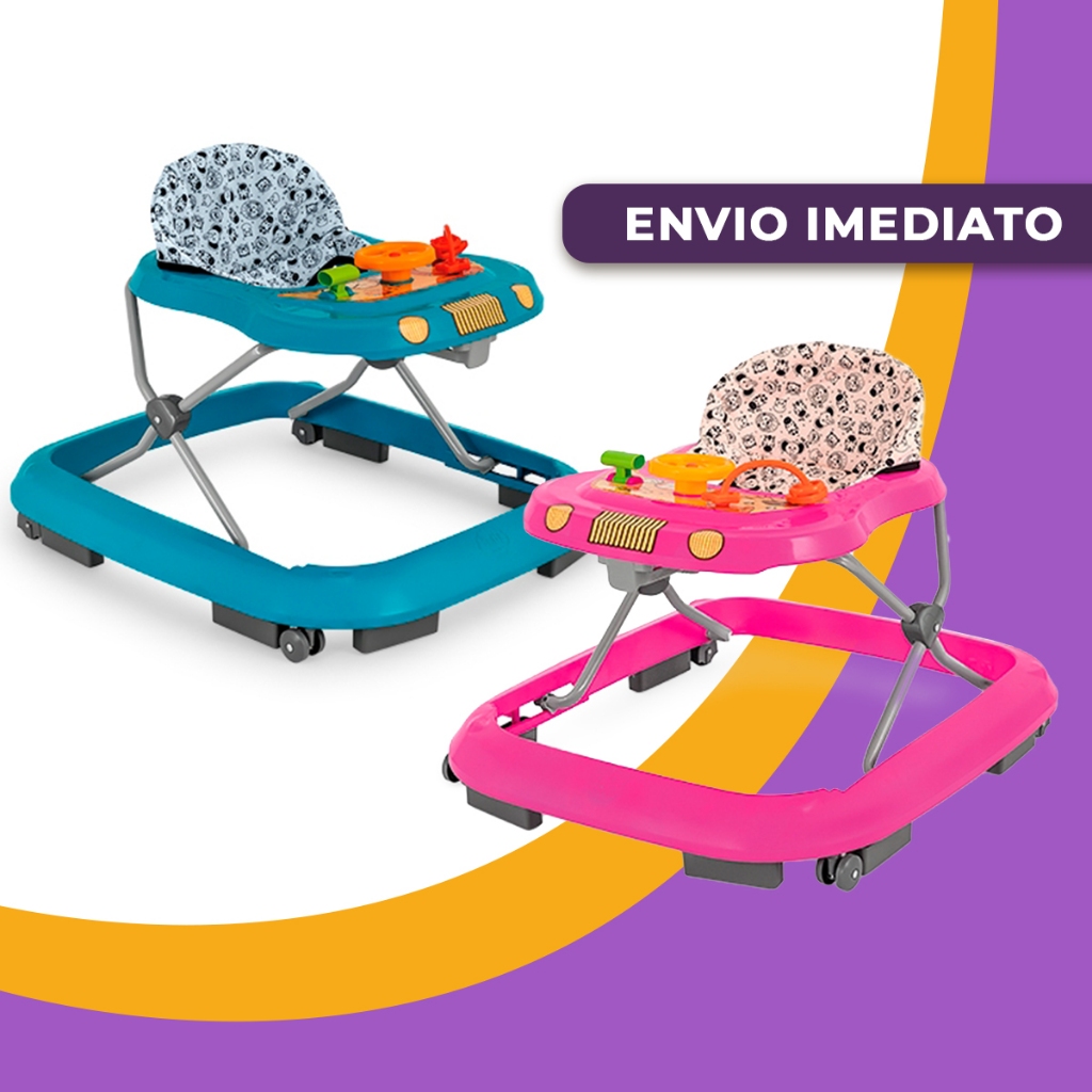 Andador Para Bebê Infantil Interativo De Menino Menina Musical Andaja Didático Sonoro Tutti Baby