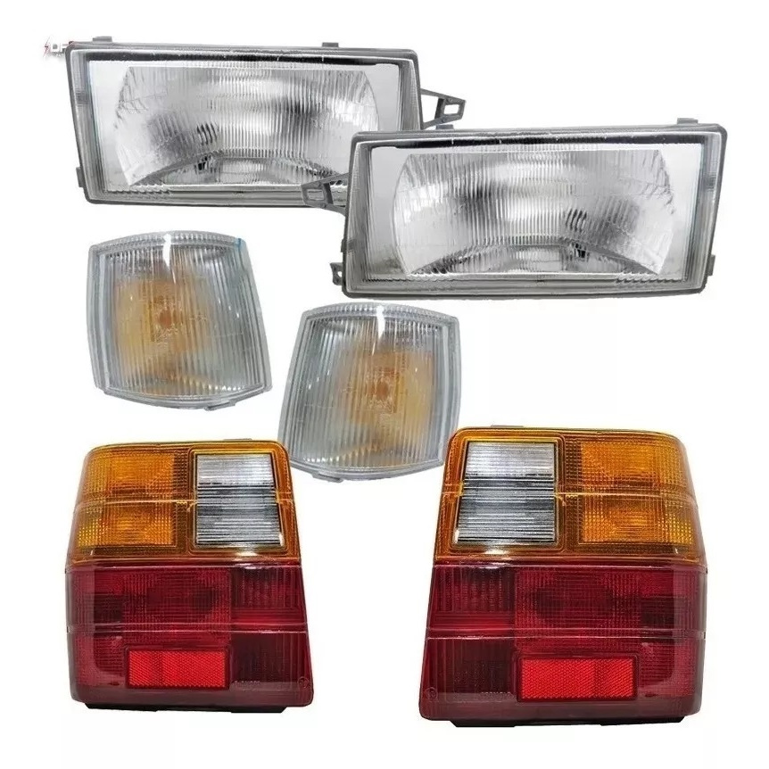 Kit Uno 91 92 93 94 95 96 97 98 99 2000 01 02 03 04 Farol Vidro Pisca Lente Traseira TRIC