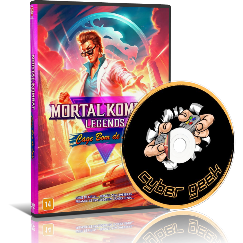 DESENHO - MORTAL KOMBAT LEGENDS: CAGE BOM DE LUTA (DVD AUTORADO)