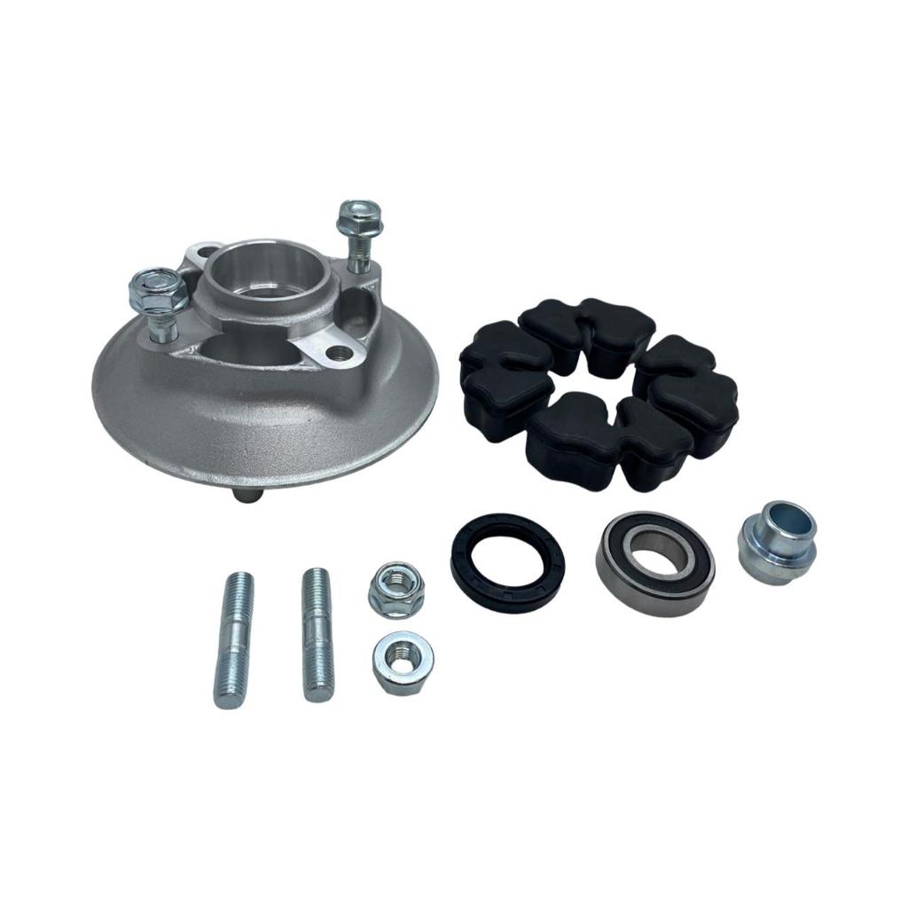Flange da Coroa Bucha Rolamento Retentor Roda Traseira CG Fan Titan Start Cargo 150 160 Todos Anos