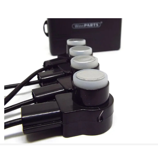 Sensor Estacionamento Ré Liso Flat Prata Universal - WinnPARTS PI0107
