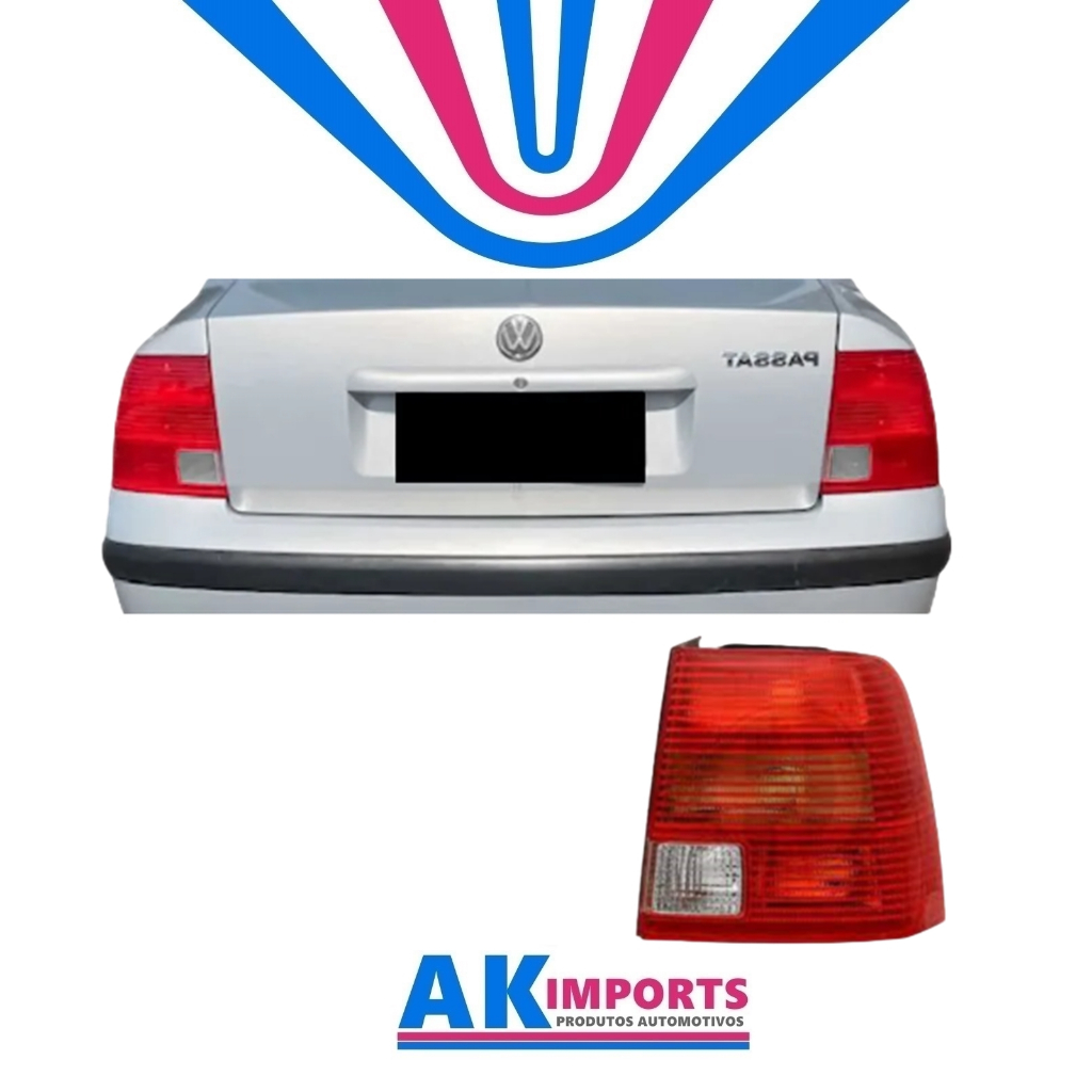 Lanterna Traseira Direito Volkswagen Passat Sedan  Marca: Tyc  Ano: 1997 Até 2000  Cód:  11-A205-01-2B