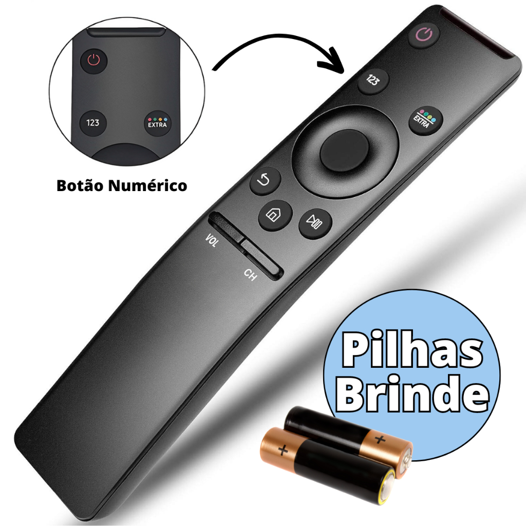 Controle TV Compatível Com Samsung