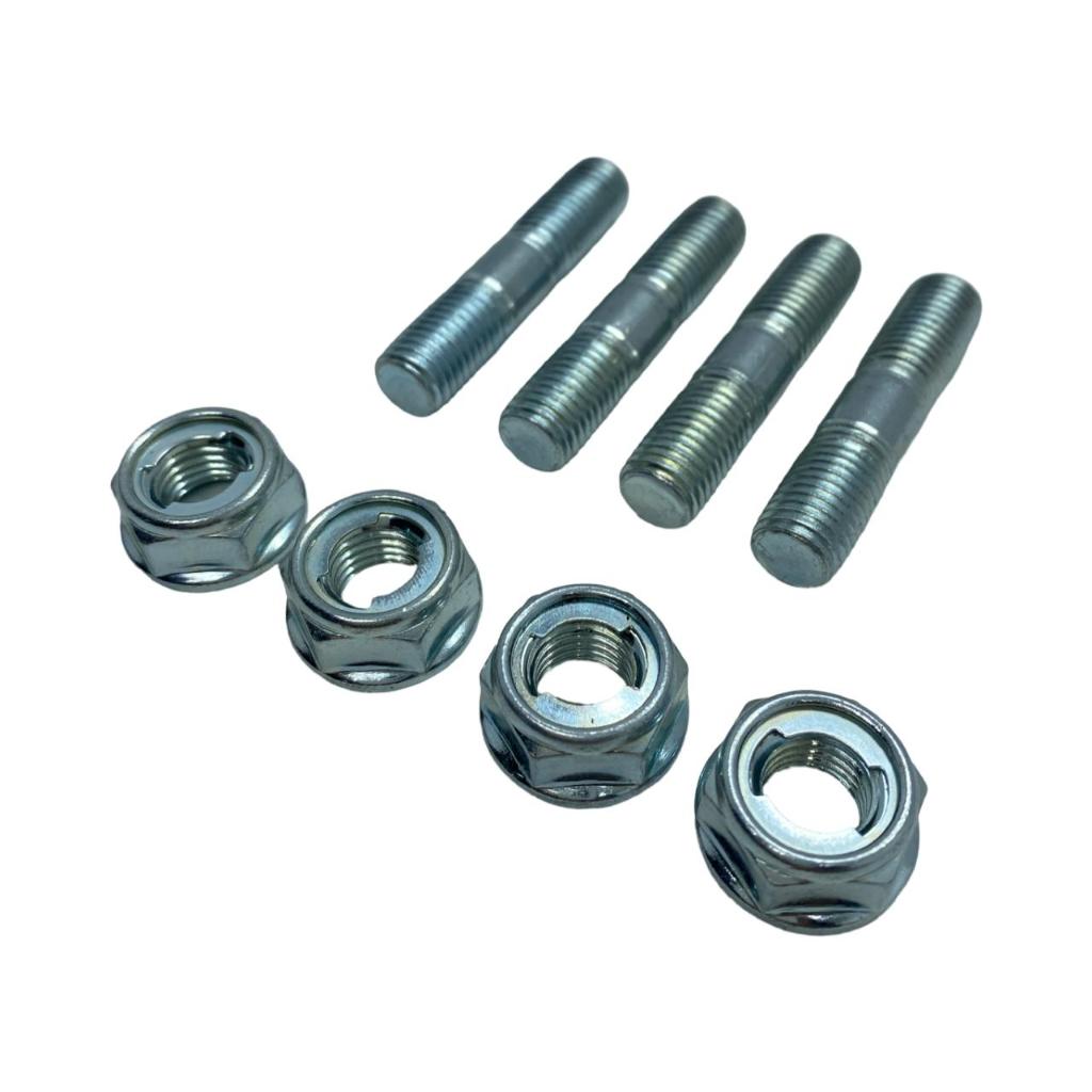 Kit Prisioneiro + Porca Flange da Coroa CG Fan Titan Start Cargo 150 160 Todos Anos