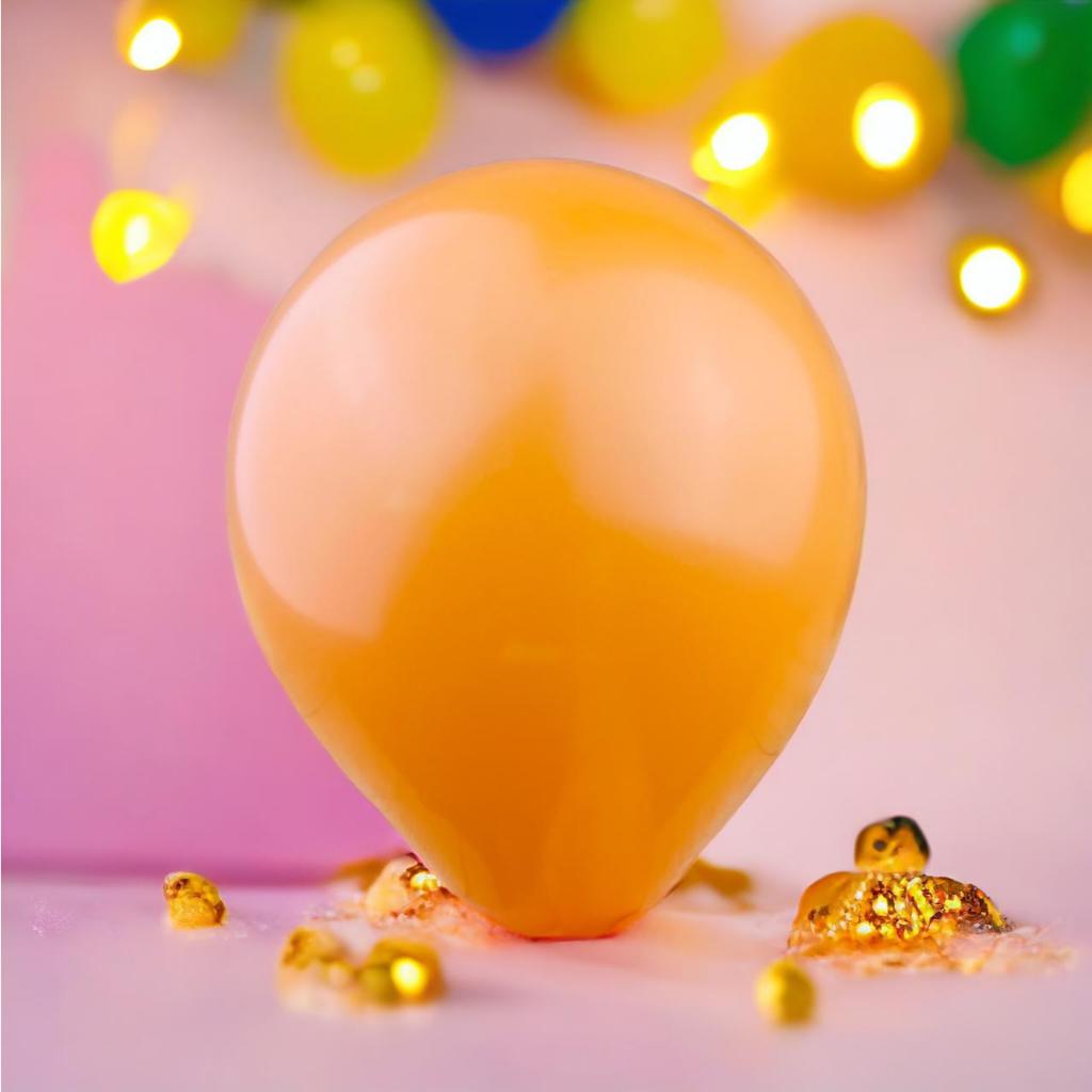 50~250 BALÃO Nº 9 BEXIGA GRANDE PARA FESTA DE ANIVERSÁRIO - LARANJA - Home & Living