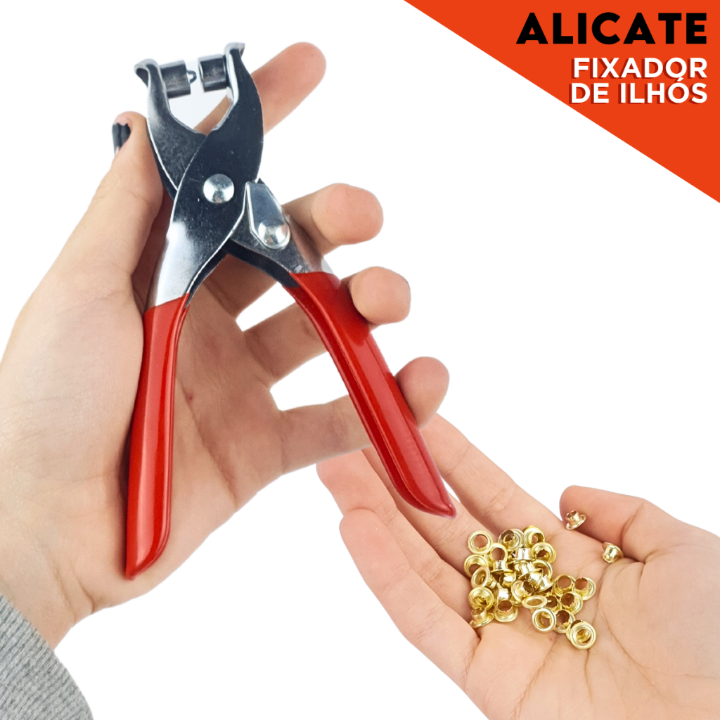 Alicate Fixador De Ilhós Manual - Para Couro E Bolsa - Nybc
