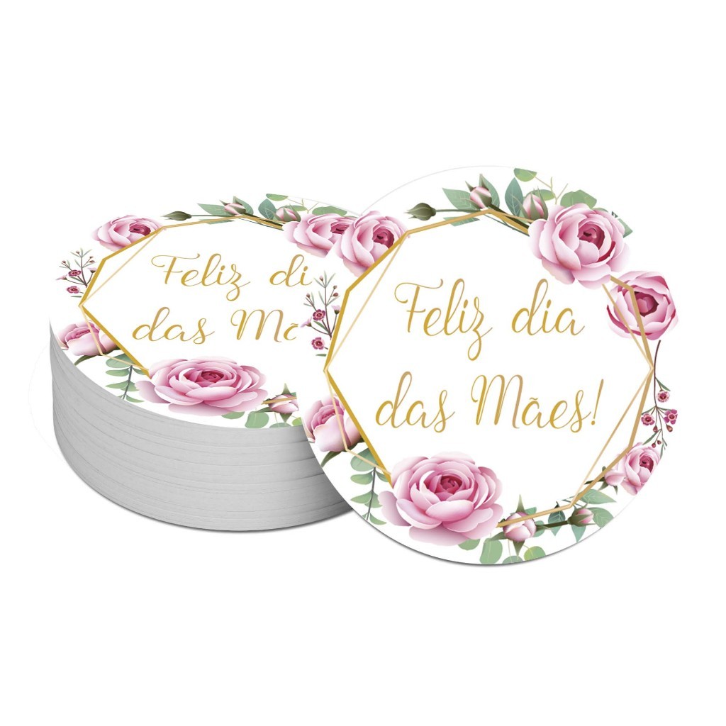 Adesivos etiquetas dia das Maes diversos tamanhos
