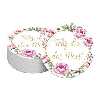 Adesivos etiquetas dia das Maes diversos tamanhos em Oferta na Shopee
