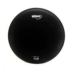Pele Williams Black Porosa Duplo Filme Preto Wcb2 Para Tom Caixa Surdo Bateria