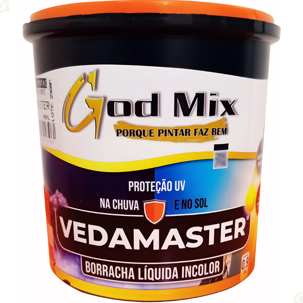 Borracha Líquida Impermeabilizante Vedamaster 900ml Incolor em Oferta na Shopee