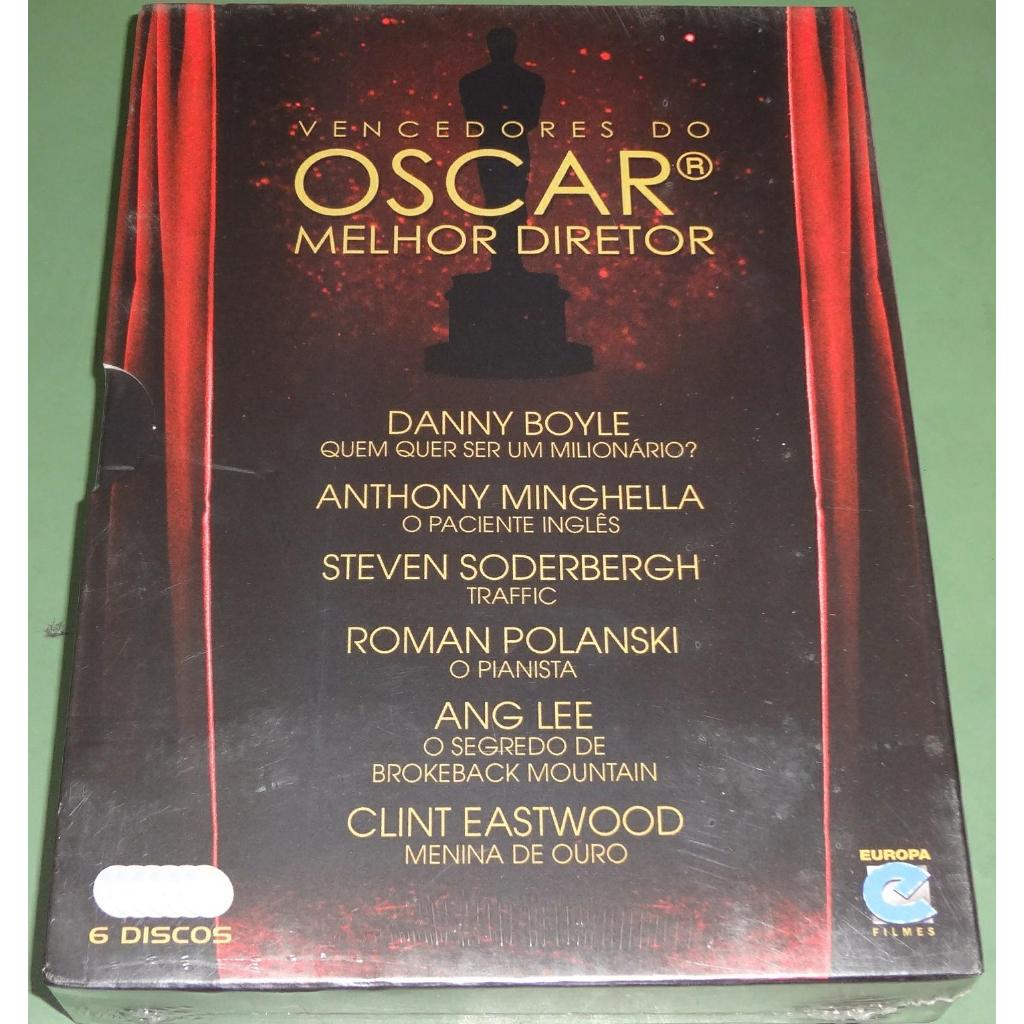 Oscar Diretor Milionário Paciente Inglês Traffic Pianista Brokeback Mountain Menina Ouro Box 6 DVDs