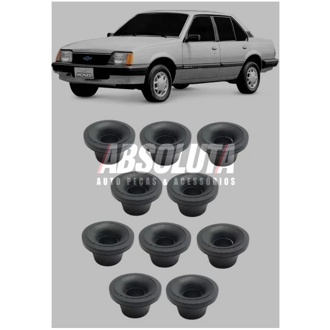 BUCHA GRADE MONZA 1982 ATÉ 1992 OPALA CARAVAN CHEVETTE 1973 ATÉ 1993 PACOTE COM 10 UNIDADES
