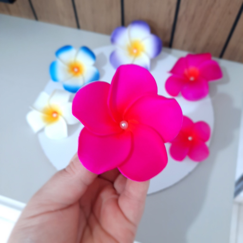 Laço Flor Moana Baby jardim encantado Faixinha flowers em Oferta na Shopee