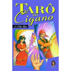 Tarô do Cigano - J. Della Monica - Editora Madras - 2019 - Livro Ilustrado com 36 Cartas