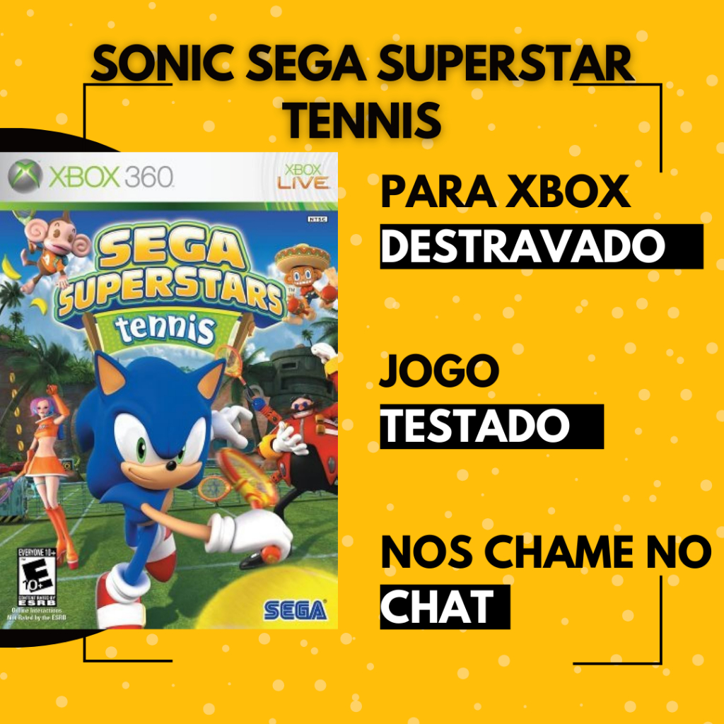 Sonic Sega Superstar Tennis - ESPORTE - XBOX 360