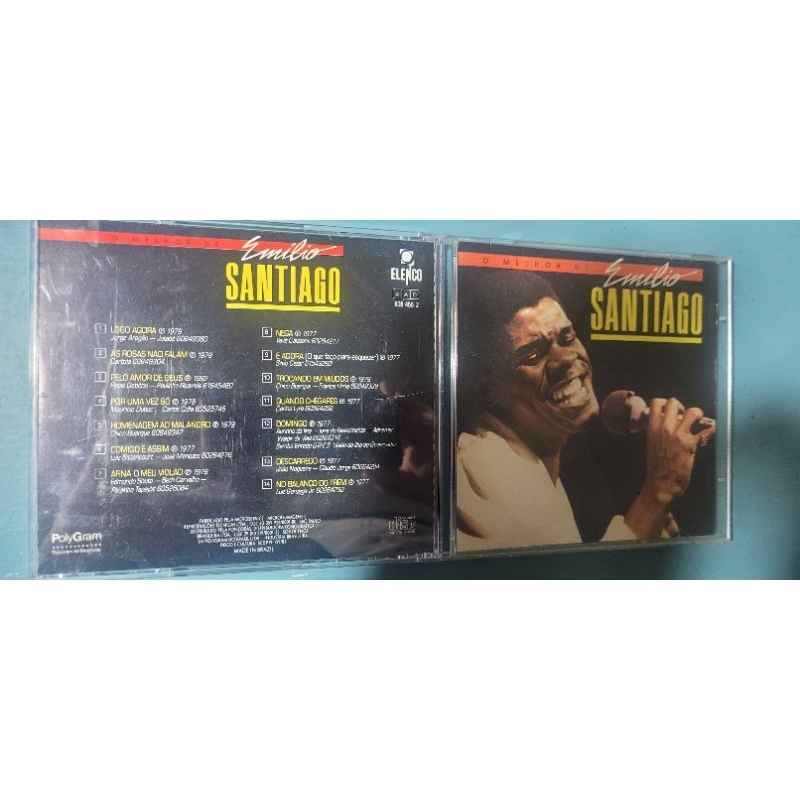 Cd Emílio Santiago - O Melhor De Emílio Santiago (1989)