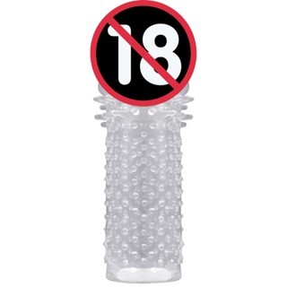 Preservativo Reutilizável CAPA PENIANA Camisinha de Silicone Aumenta Engrossa SEXY