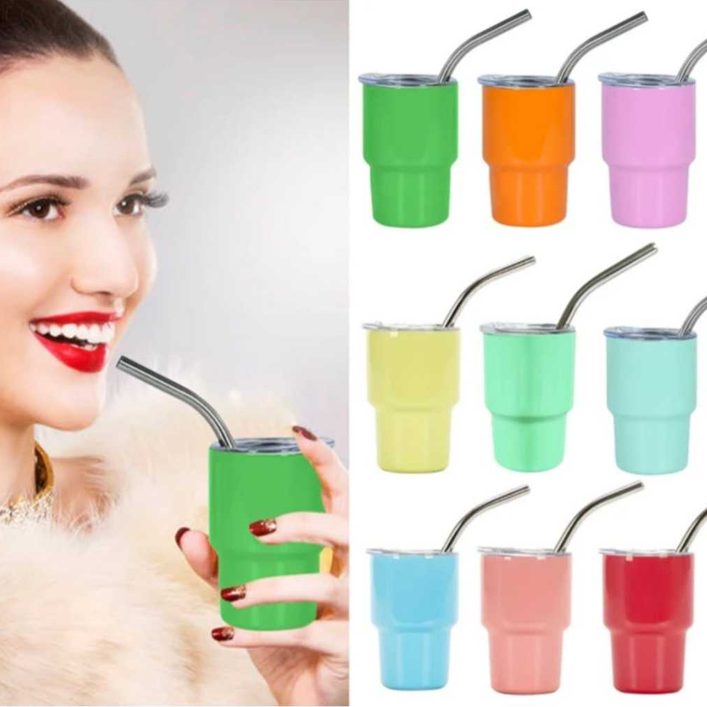 Mini Copo 60ml Aço Inoxidável a vácuo Térmico Café, Uísque, para Festa em Oferta na Shopee