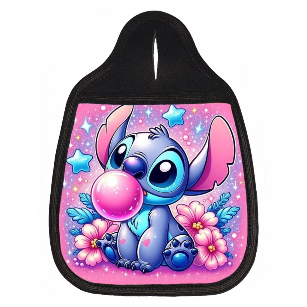 Lixeirinha Para Carro Estamoa Stitch Rosa Chiclete Lixinho Para Carro Câmbio