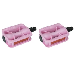 PEDAL BIKE INFANTIL ROSCA FINA 1/2 S/ESFERAS ROSA CLARO ( PAR )