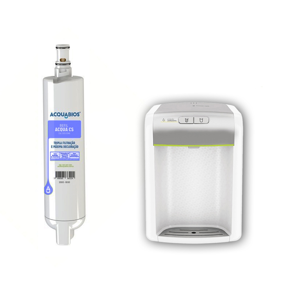 Refil Acquabios Compatível Purificador Filtro Consul Facile CPB CPC