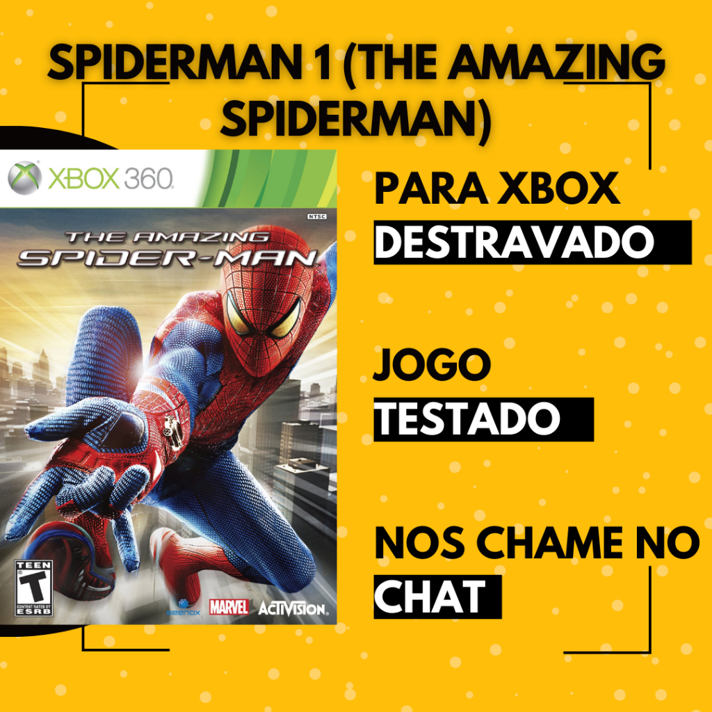 Spiderman 1 (The Amazing Spiderman) - AVENTURA - XBOX 360