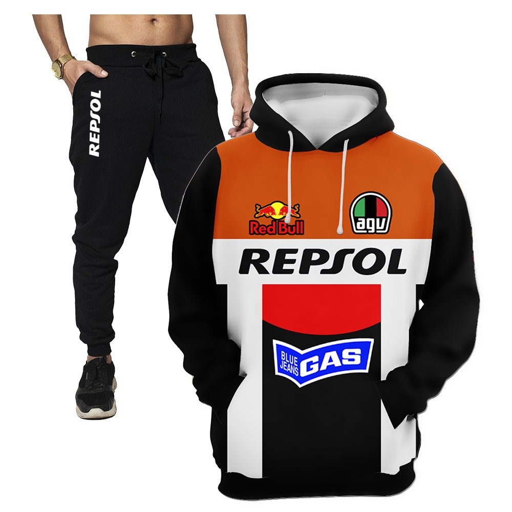 BLUSA MOLETON SUBLIMADO 3D COM CAPUZ E CALÇA AGASALHO ESPORTIVO