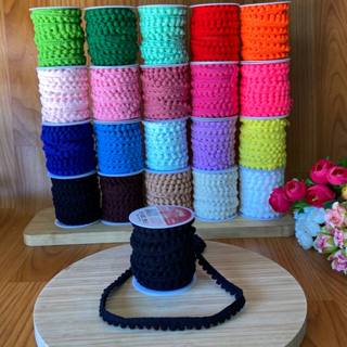 Fita Pompom 1,2CM 10 Metros No Rolo Ou Mais em Oferta na Shopee