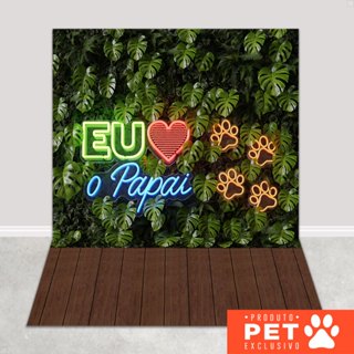 Fundo Fotográfico Pet Dia dos Pais Cenário Em Tecido Sublimado 1,20x1,70m - PET-136 em Oferta na Shopee