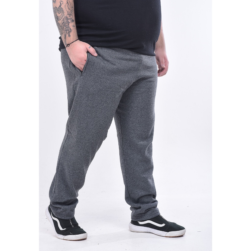1 CALÇA MOLETOM PLUS SIZE E 2 BERMUDAS MOLETINHO PLUS SIZE