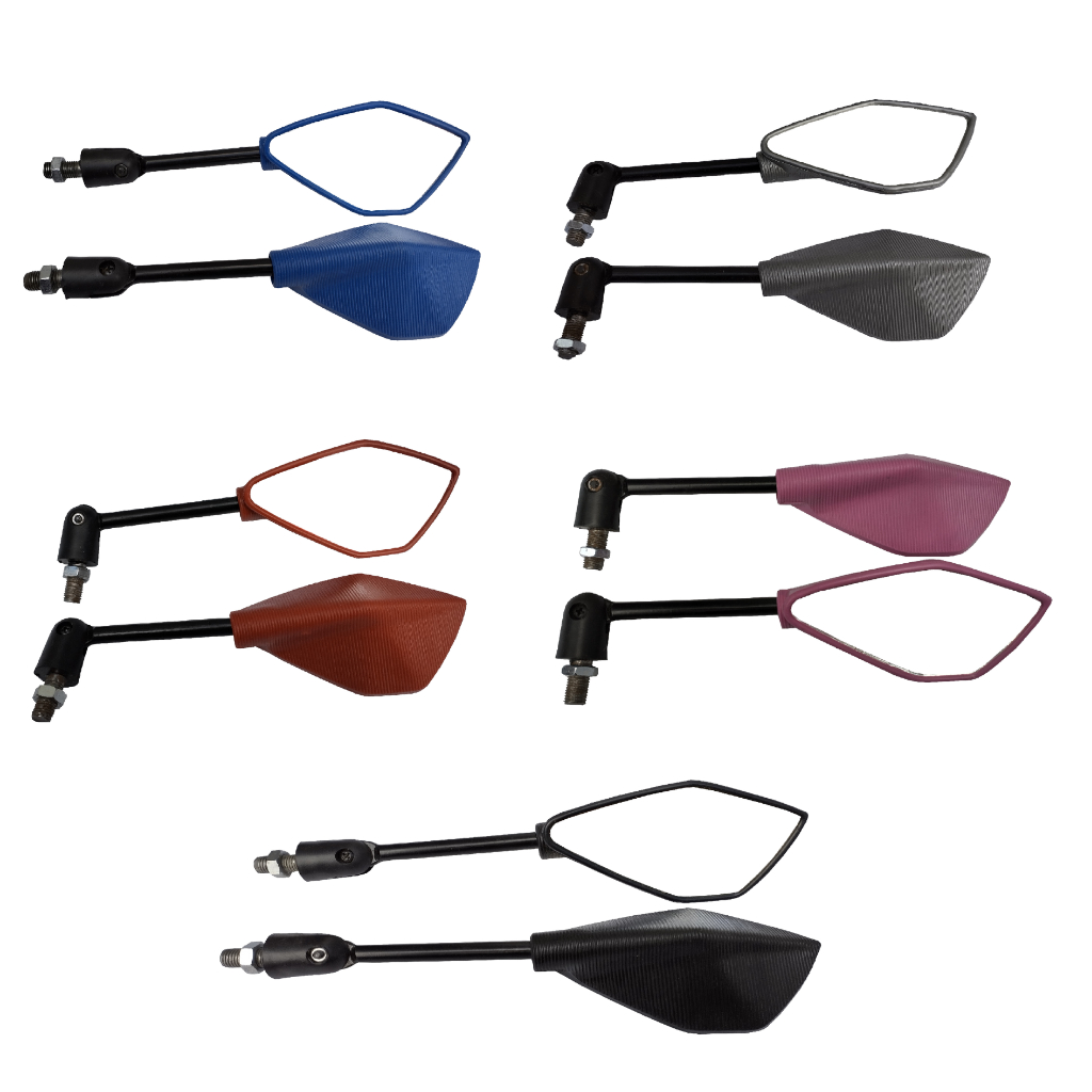 Mini Espelho Retrovisor Articulado Naja Esportivo Rosca Yamaha Ybr 125 / Factor / Dt 180 / Dt 200