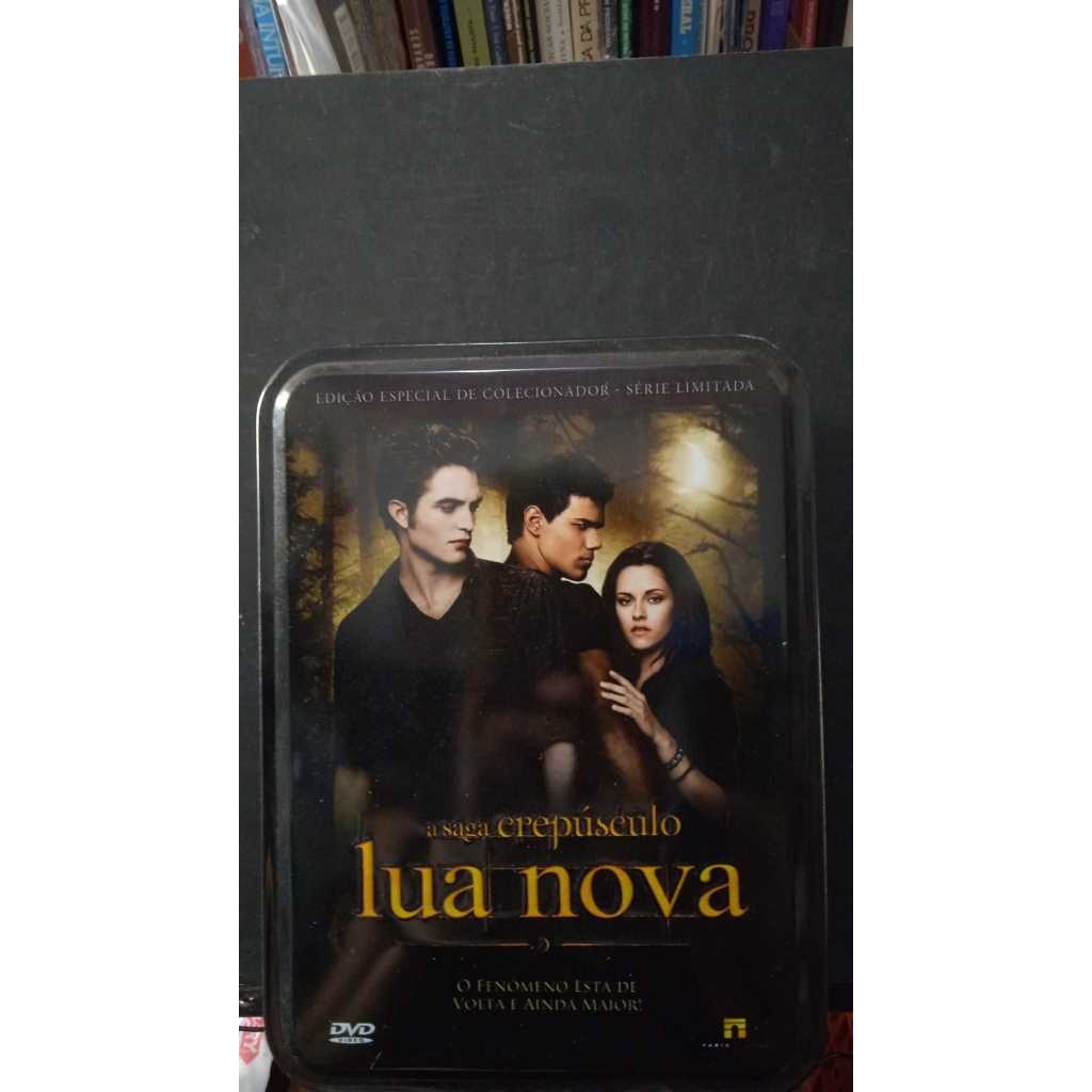CAIXA A SAGA CREPÚSCULO LUA NOVA - EDIÇÃO ESPECIAL DE COLECIONADOR - SÉRIE LIMITADA